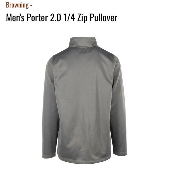 Browning Men's Porter 2.0 1/4 Zip Pullover - Picture 2 of 4